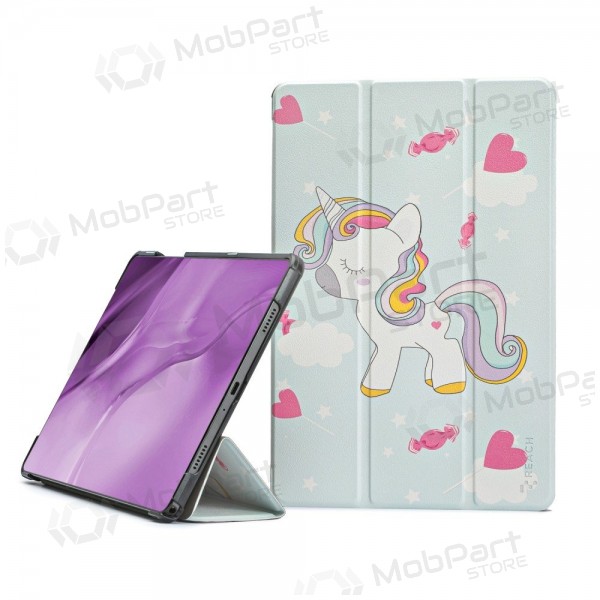 Obal Samsung Galaxy Tab A9+, Tab A11+ - Smart Leather (unicorn)