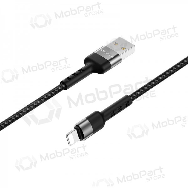 USB kabel Borofone BX34 Lightning 1.0m (černá)