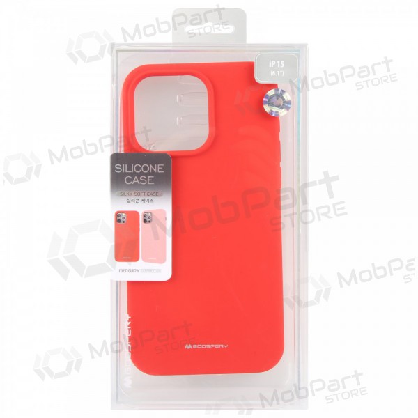 Obal Apple iPhone 12 Pro Max Mercury -Silicone Case- (červený)