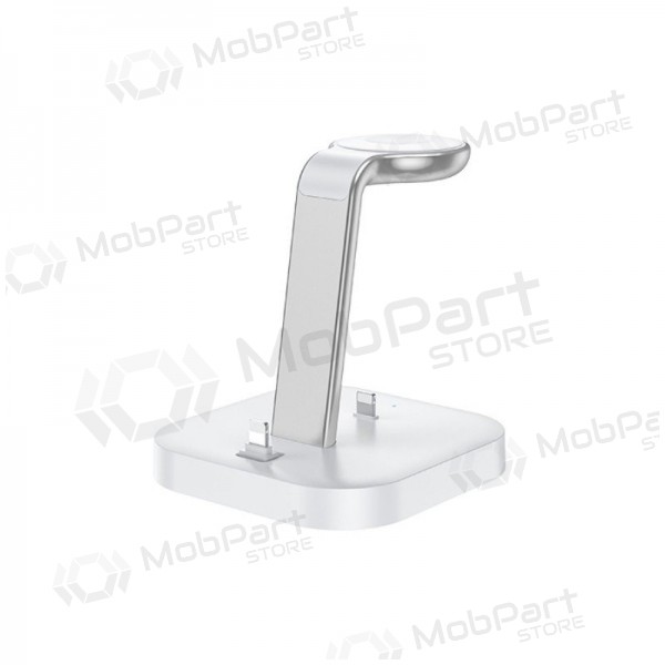 Nabíječka bezdrátový Hoco CW43 Graceful 3-in-1 bílý