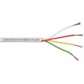 ELAN stíněný ochranný kabel 4x0.22
