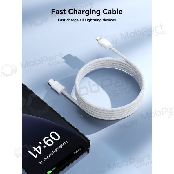 USB kabel Joyroom S-A45 USB-C to Lightning 30W 1.2m bílý