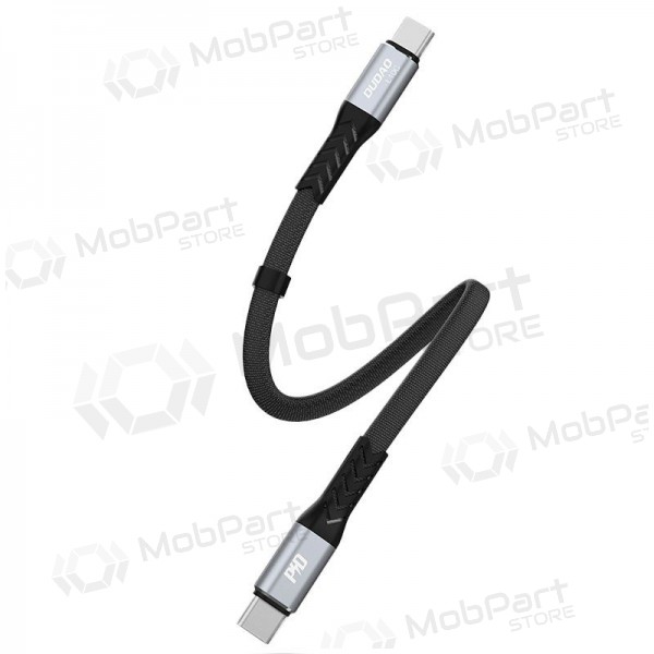 USB-C kabel Dudao L10C USB-C na USB-C 0.23 m 100 W černý