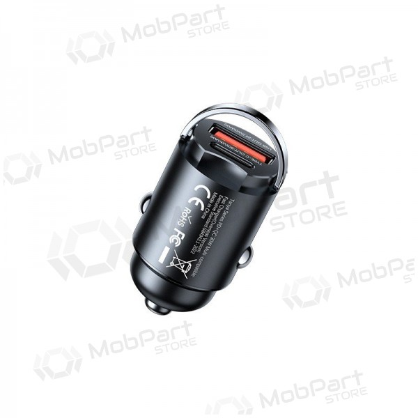 Nabíječka do auta Remax RCC359 30 W USB-C + USB-A černá