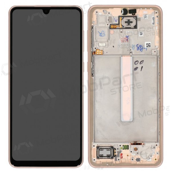 Samsung Galaxy A33 5G displej (Peach) (s rámem) (originál)