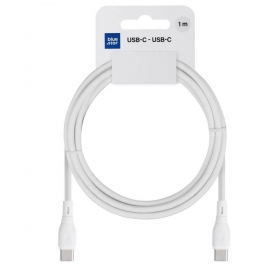 USB-C kabel Blue Star PJ73-13-3 USB-C na USB-C 1 m 60 W bílý
