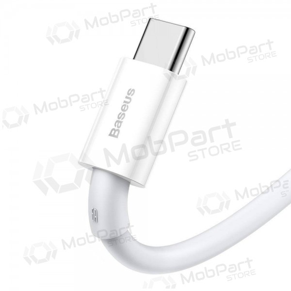 USB kabel Baseus Superior Type-C 66W 1.0m (bílý) CATYS-02