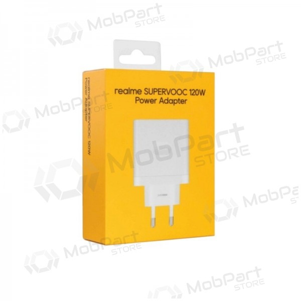 Telefonní nabíječka Realme VCBBOAEH 120 W SuperVOOC USB-A bílá