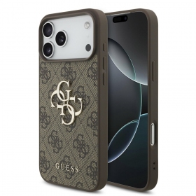 Obal Apple iPhone 17 Pro Max - Guess PU 4G Metal Logo