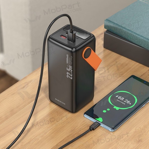 Externí baterie Power Bank Borofone BJ66A 22.5W+PD20W 50000mAh černá