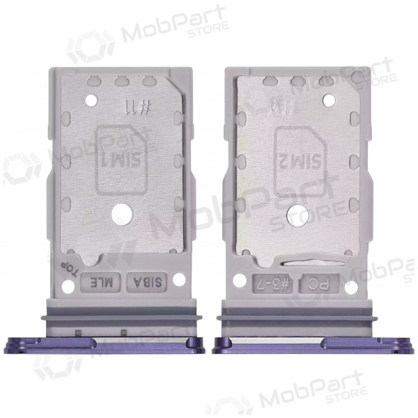 Držák SIM karty pro Samsung Galaxy S24, S24+ (fialový) (originální)