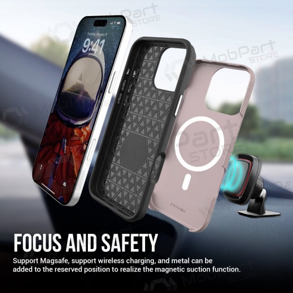 Apple iPhone 15 pouzdro „Perfectionists“ (rožinio aukso)