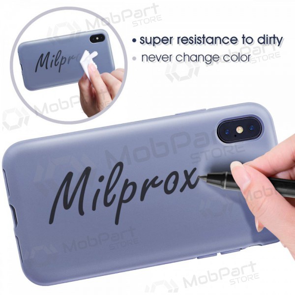 Obal Apple iPhone 11 Pro - Liquid Silicone 2.0mm (levandově šedá)