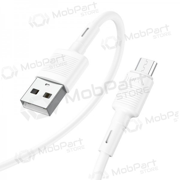 Micro USB kabel Hoco X83 USB-A na Micro USB 1 m bílý