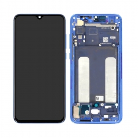 Xiaomi Mi 9 Lite displej (modrý) (s rámem) (service pack) (originál)