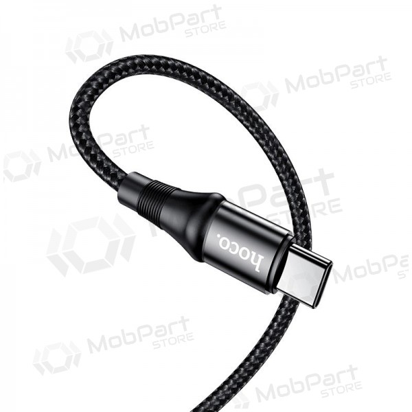 USB kabel Hoco X50 Exquisito Type-C - Type-C 100W 1.0m (černý)