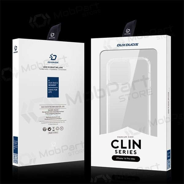 Apple iPhone 15 Plus obal - Dux Ducis Clin (průhledný)