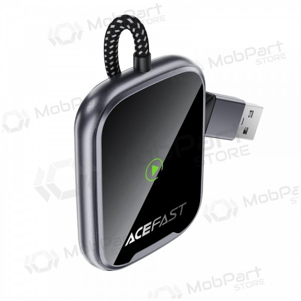 CarPlay adaptér Acefast QC1 bezdrátový Android Auto černý