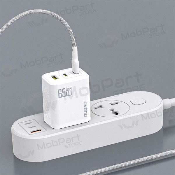Nabíječka telefonu Dudao A28PC 45 W GaN 2x USB-C s kabelem USB-C 1 m černá