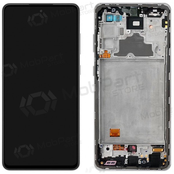 Displej Samsung Galaxy A72 (černý) (s rámečkem) (originální)