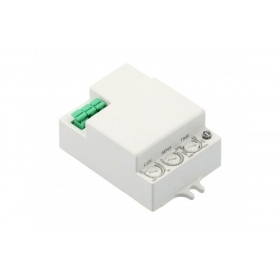 Mikrobanginis judesio jutiklis (500 W, 240 V, 360°, 1–8 m, IP20, bílý) GTV AE-SRC812-MIN2