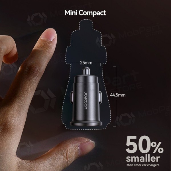 Nabíječka do auta Joyroom JR-CCN16 USB-A/USB-C 15W černá
