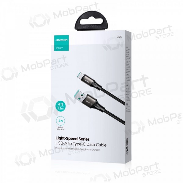 USB kabel Joyroom SA25-AC3 USB to USB-C 3A 1.2m černá