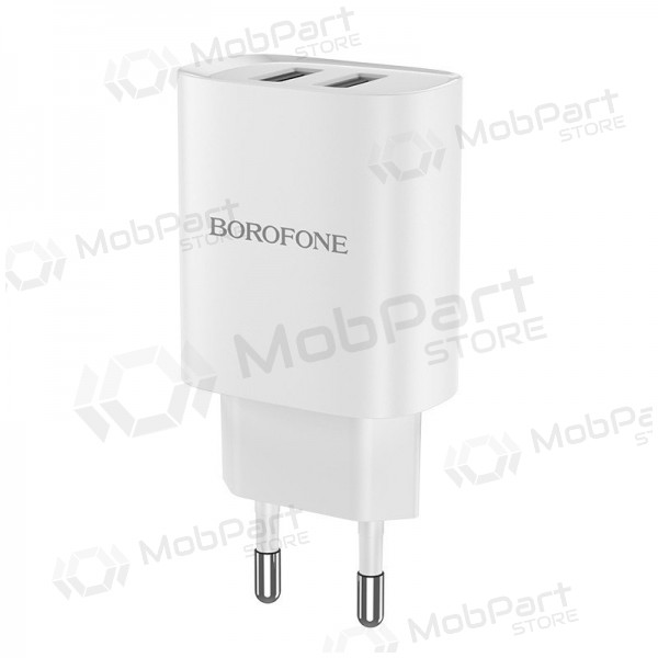 Nabíječka Borofone BN2 2xUSB 2.1A (bílý)