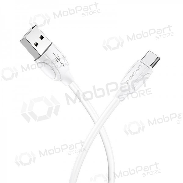 USB kabel Borofone BX19 USB-A to USB-C 1.0m bílý