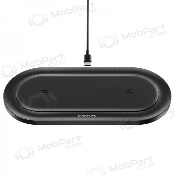 Nabíječka bezdrátový Borofone BQ7 Prominent Dual (10W) (černá)
