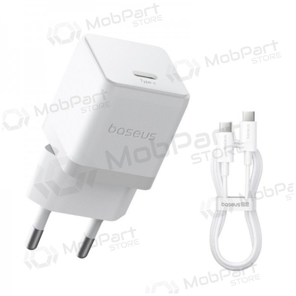 Nabíječka Baseus Palm 20W USB-C + USB-C to USB-C cable 1.0m bílý P10111602213-01