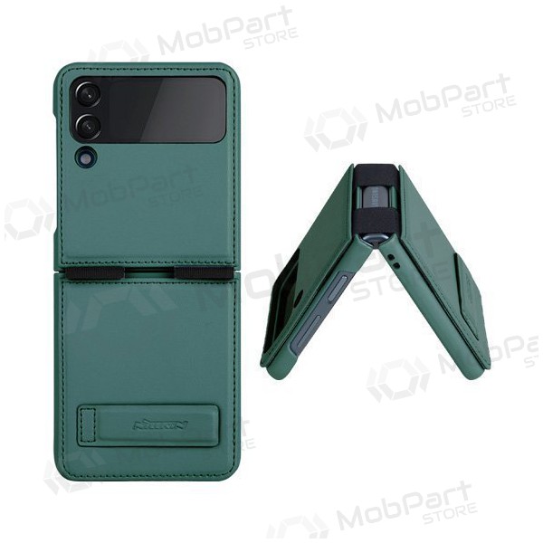 Samsung Galaxy Z Flip4 obal - Nillkin Leather (zelený)