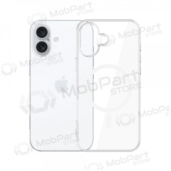 Obal Apple iPhone 16 Plus -3MK Clear MagCase- (průhledný)