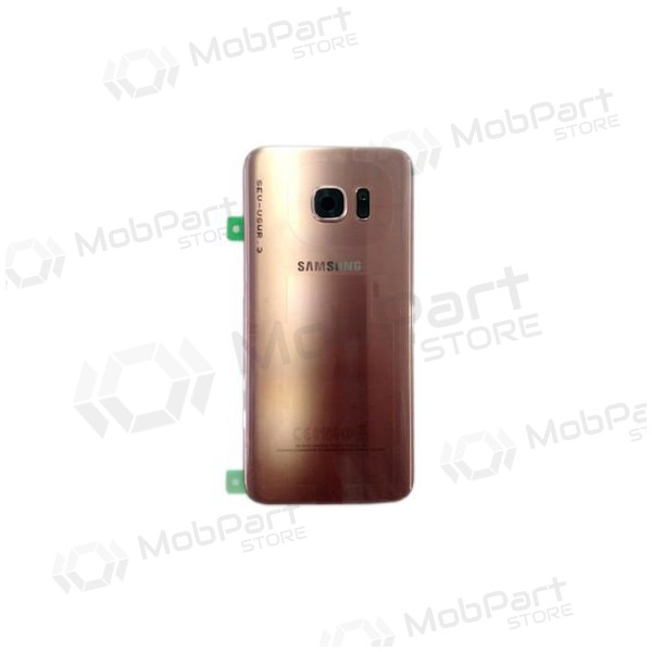 Samsung G935F Galaxy S7 Edge zadní kryt baterie růžový (rose pink) (použitý grade B, originál)