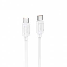 USB-C kabel Hoco X115 USB-C na USB-C 1 m 240 W bílý