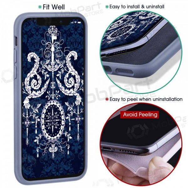 Obal pro Apple iPhone 11 Pro Max - Liquid Silicone 2.0mm (levandově šedá)