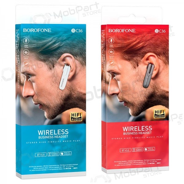 Bezdrátový handsfree Borofone BC36 bílý