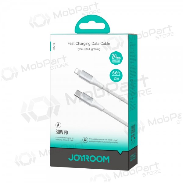 USB kabel Joyroom S-A28 USB-C to Lightning 30W 2.0m bílý