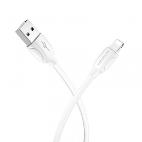 Lightning kabel Borofone BX19 USB-A na Lightning 1 m bílý