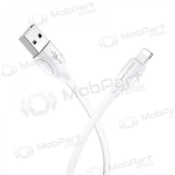 Lightning kabel Borofone BX19 USB-A na Lightning 1 m bílý