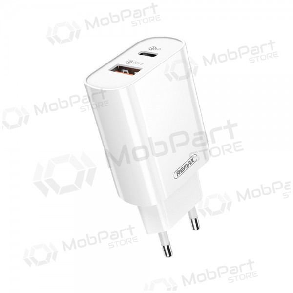 Nabíječka telefonu Remax RP-U37 20 W USB-C + USB-A bílá