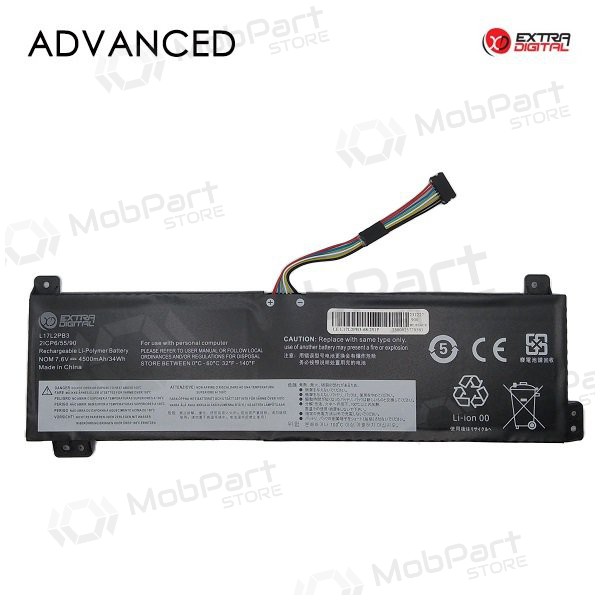 Lenovo L17L2PB3, 4500mAh baterie do notebooku, Advanced