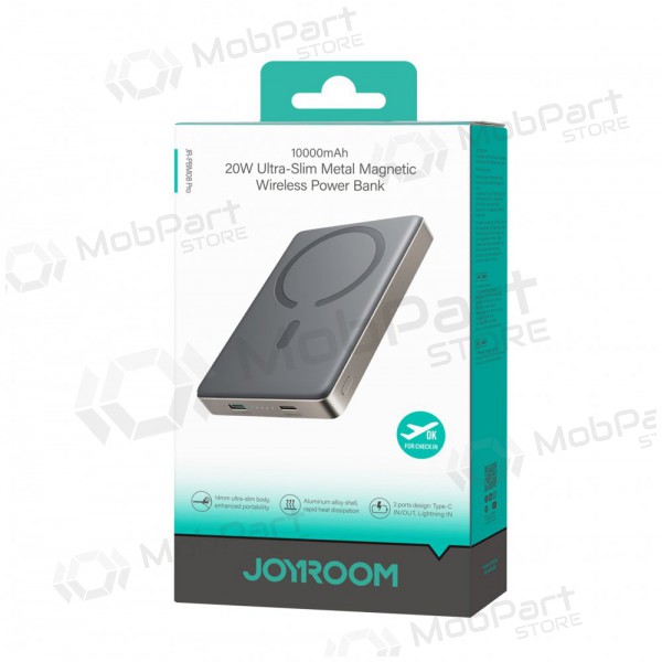 Externí baterie Power Bank Joyroom JR-PBM08 Pro 20W Magnetic Wireless 10000mAh Natural Titanium