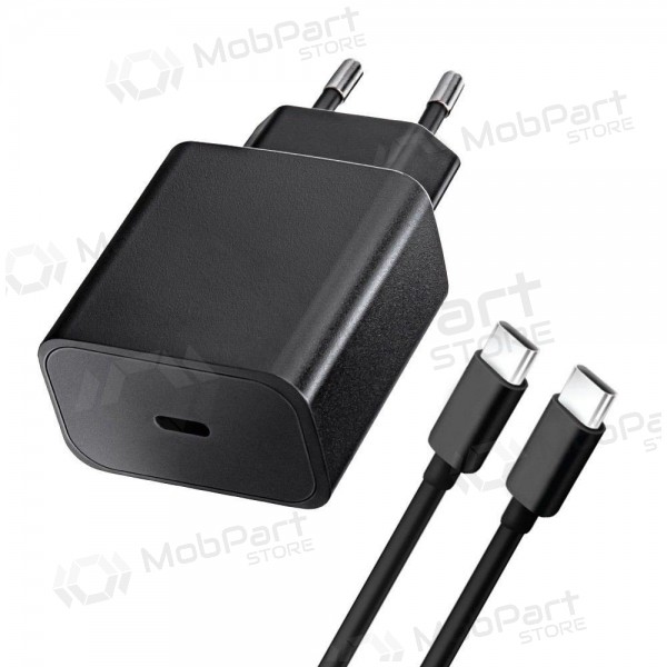 Nabíječka telefonu Blue Star 20 W USB-C s kabelem USB-C černá