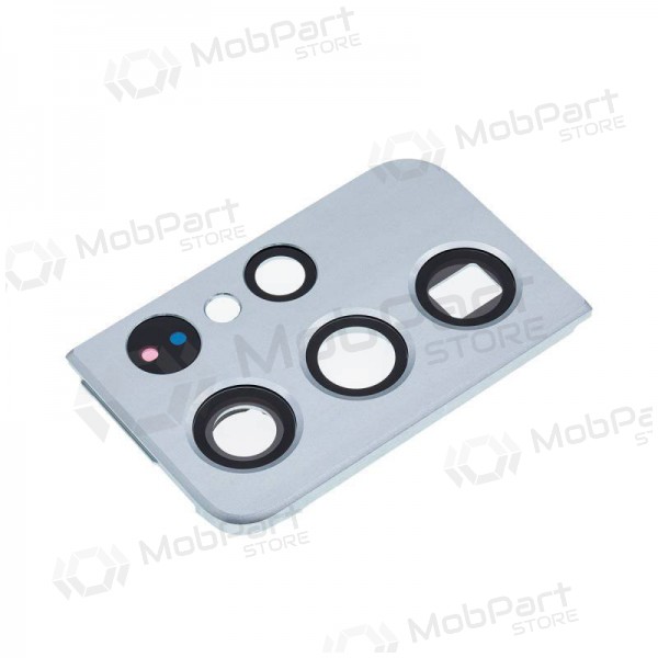 Samsung Galaxy S21 Ultra 5G sklo kamery (stříbrný) (s rámem)