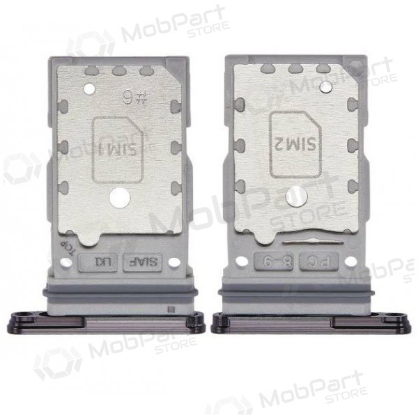 Samsung Galaxy S23 / S23 Plus Dual SIM držák karty (černá) (service pack) (originál)