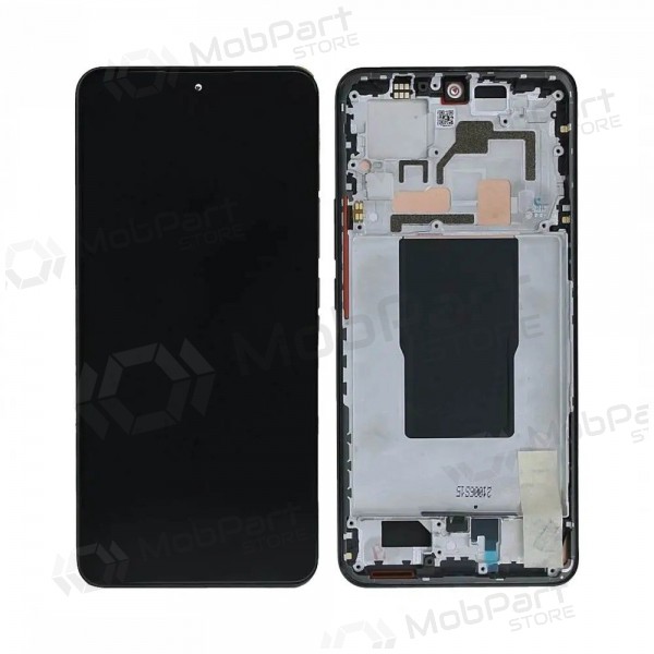 Xiaomi 12T, 12T Pro displej (černý) (s rámečkem) (originální)