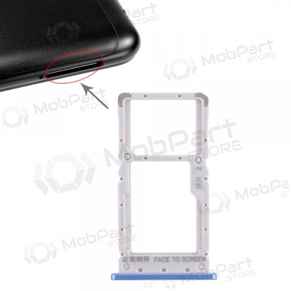 Xiaomi Redmi Note 6 Pro SIM držák karty (modrý)