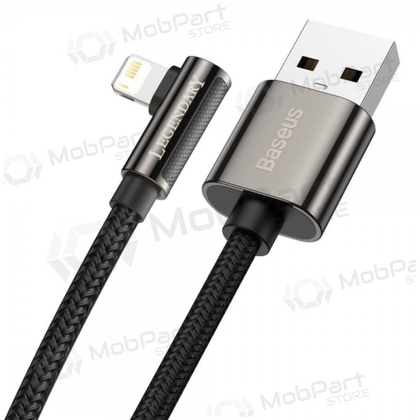 USB kabel Baseus Legend Lightning 2.4A 2.0m (černá) CALCS-A01
