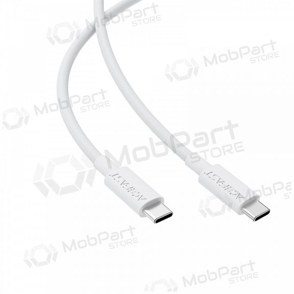 USB kabel Acefast C18-03 60W USB-C to USB-C 1.2m bílý